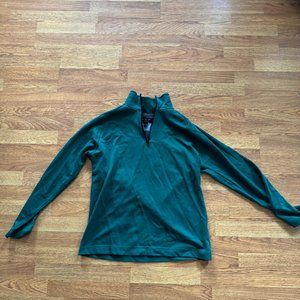 Emerald Green Banana Republic quarter zip